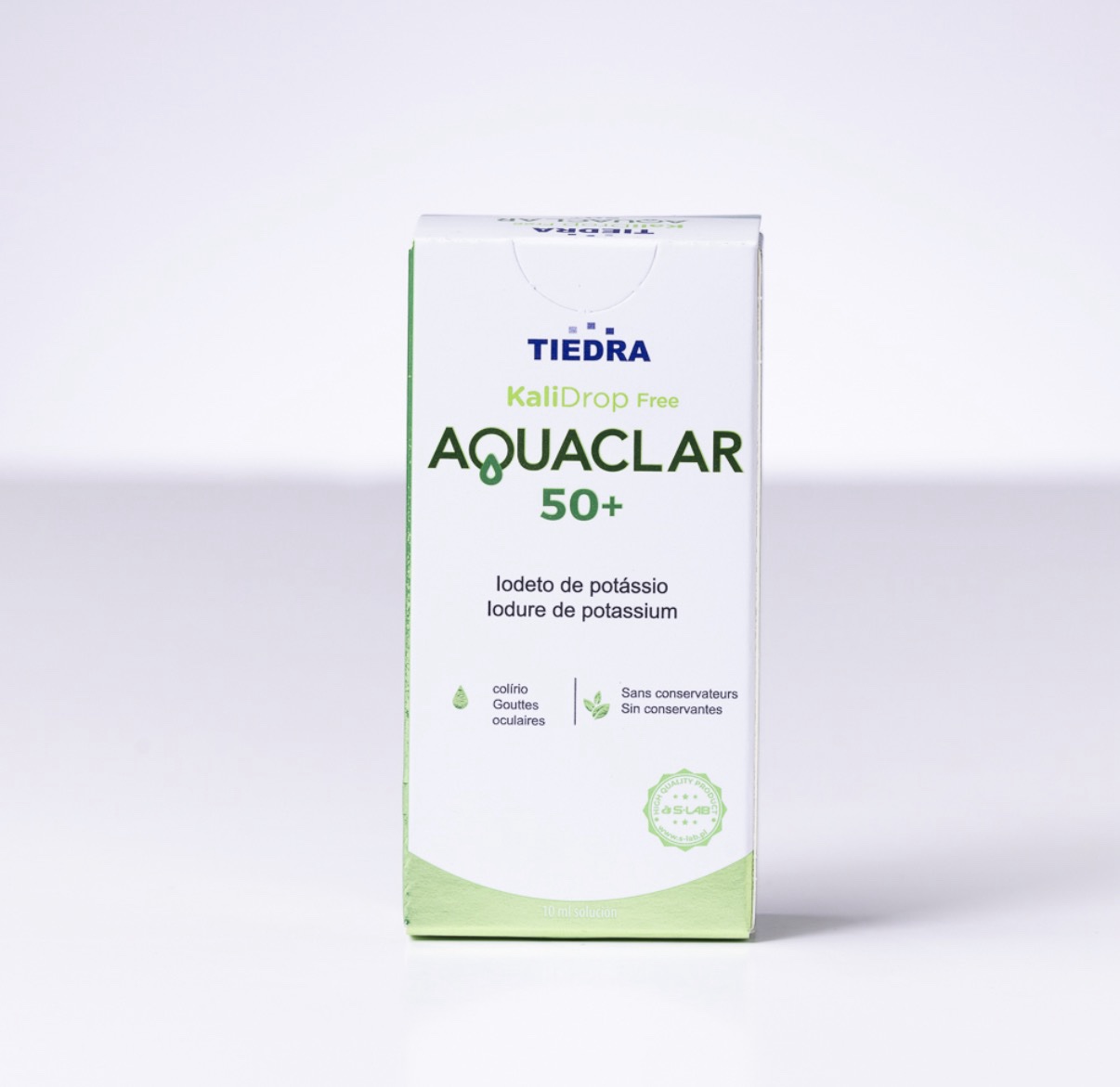 Picături oftalmice AQUACLAR 50+, 10 ml